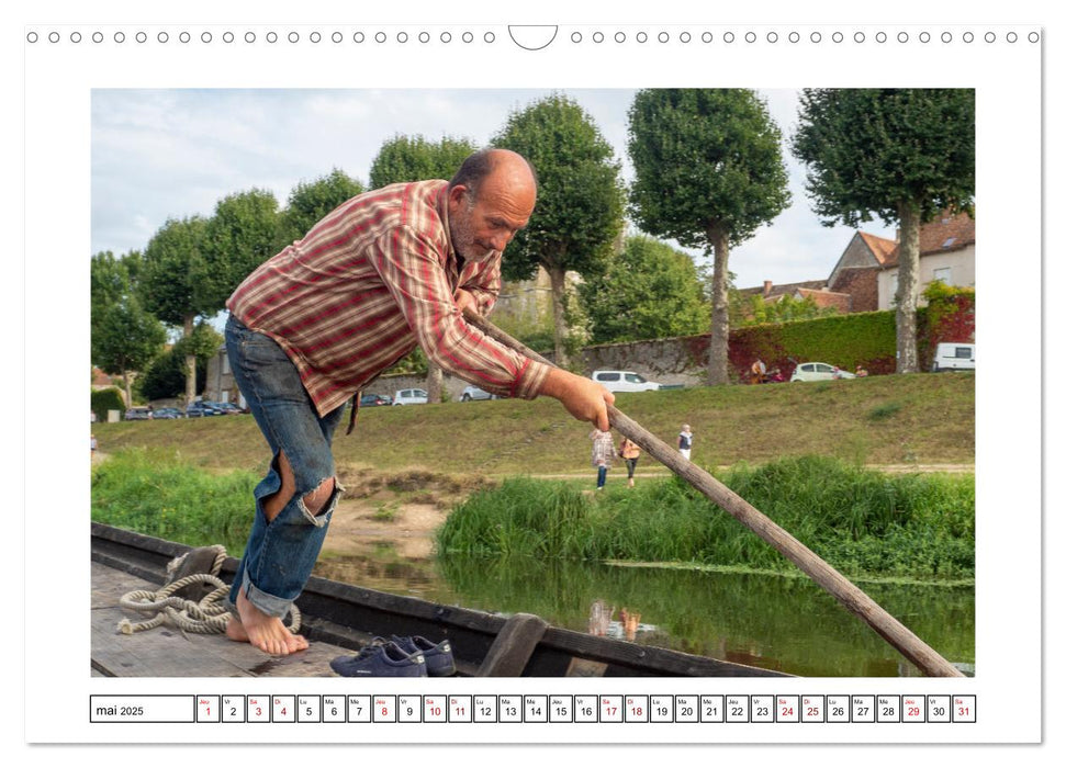 Navigation à la voile sur la Loire (CALVENDO Calendrier mensuel 2025)