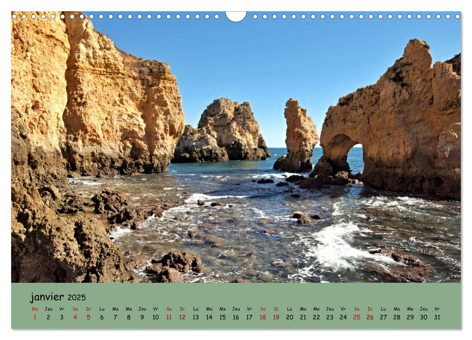 Un voyage à travers le Portugal (CALVENDO Calendrier mensuel 2025)