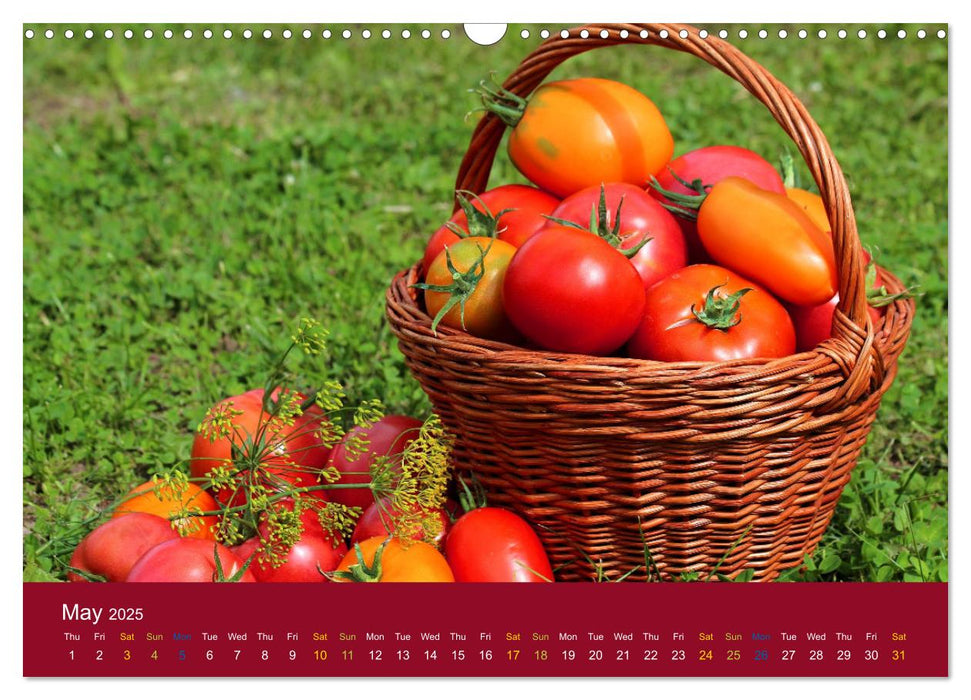 I Love Tomatoes (CALVENDO Monthly Calendar 2025)