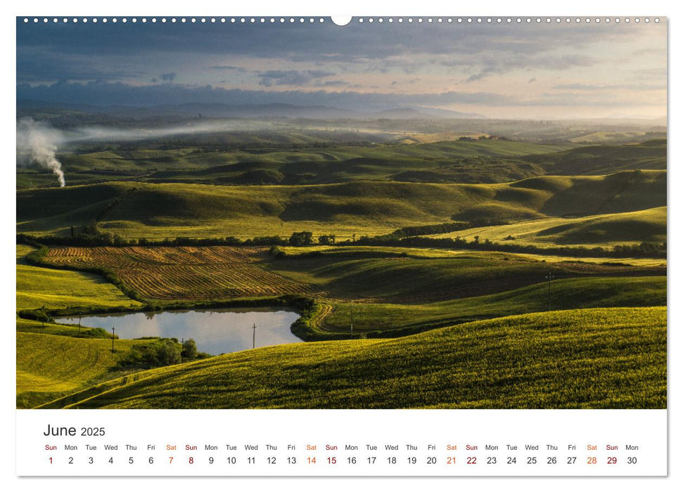 Tuscany A color palette (CALVENDO Monthly Calendar 2025)