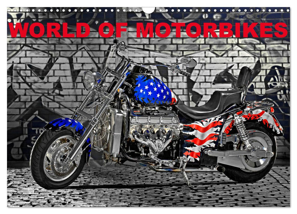 World of Motorbikes (CALVENDO Monthly Calendar 2025)