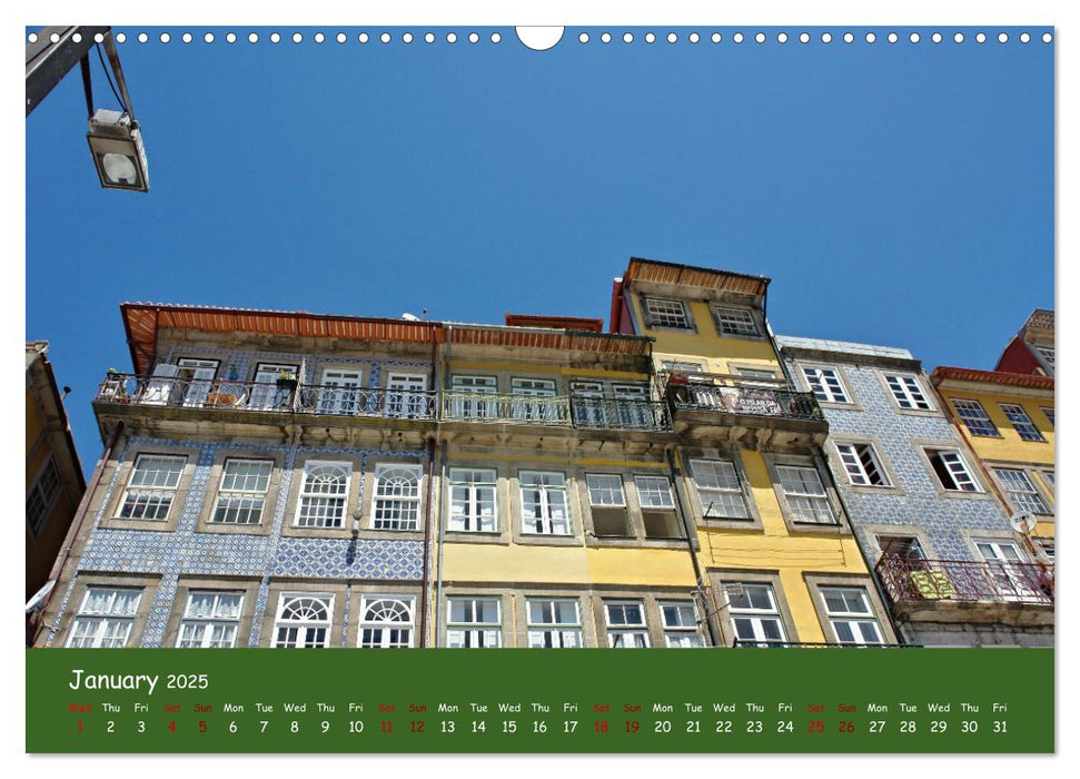 Colorful Porto (CALVENDO Monthly Calendar 2025)