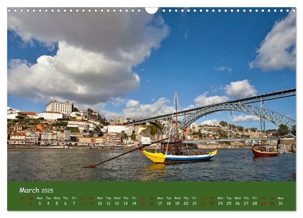 Colorful Porto (CALVENDO Monthly Calendar 2025)