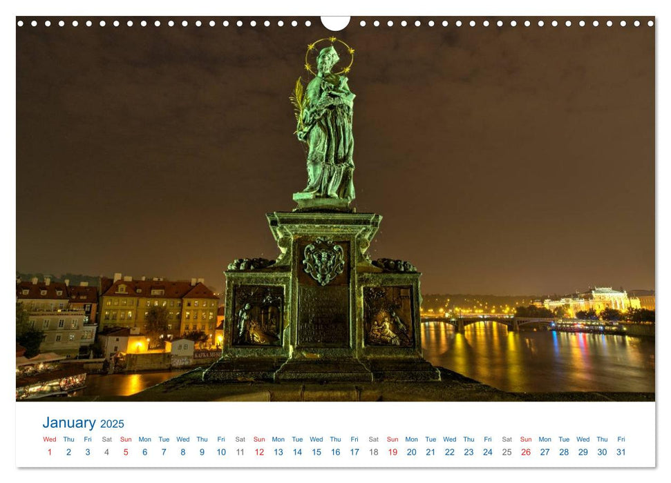 European Nightscapes (CALVENDO Monthly Calendar 2025)