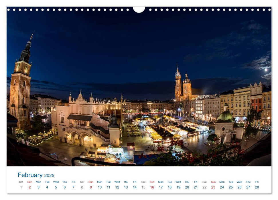 European Nightscapes (CALVENDO Monthly Calendar 2025)