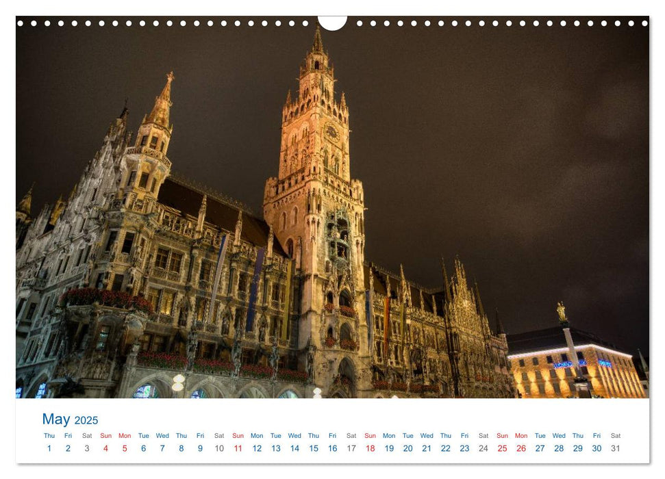 European Nightscapes (CALVENDO Monthly Calendar 2025)