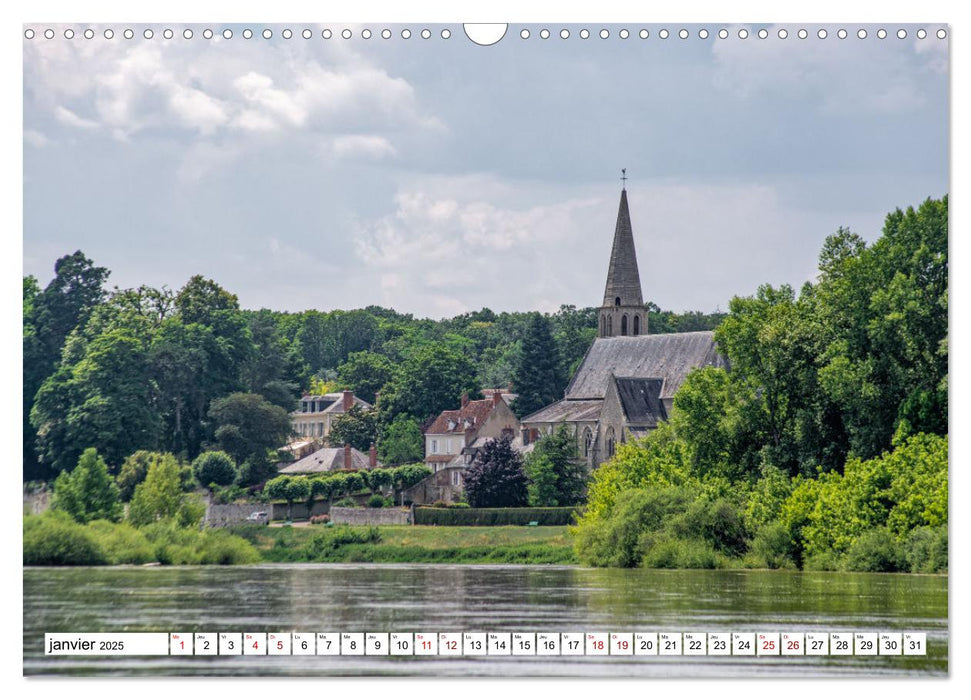 Le long de la Loire (CALVENDO Calendrier mensuel 2025)