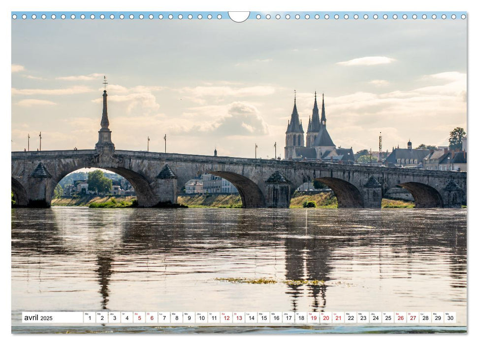 Le long de la Loire (CALVENDO Calendrier mensuel 2025)