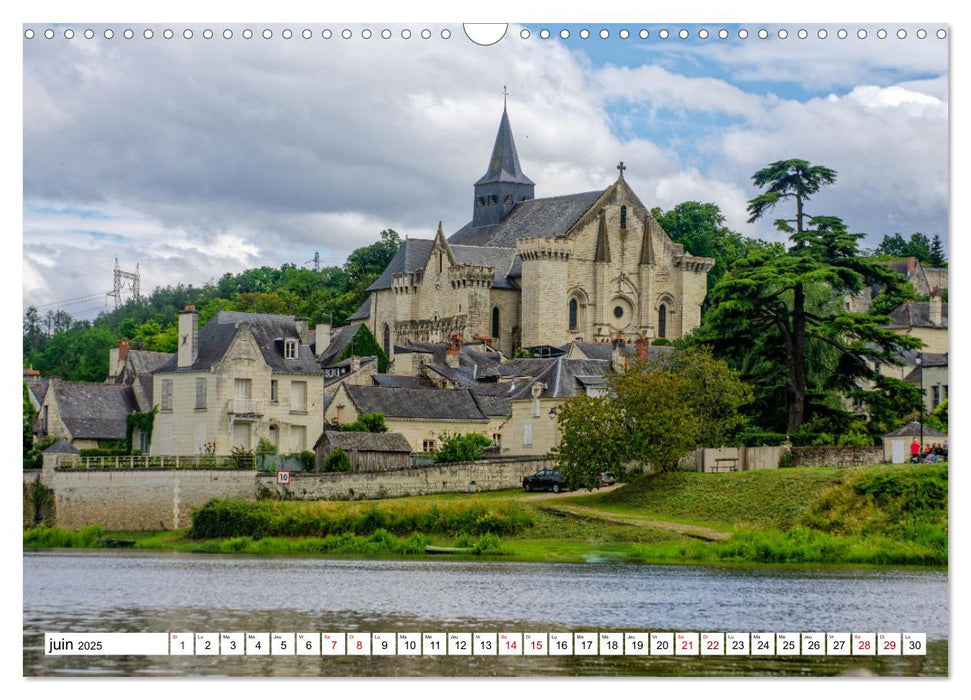 Le long de la Loire (CALVENDO Calendrier mensuel 2025)