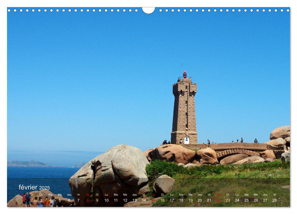 Phare de Men Ruz Ploumanac'h (CALVENDO Calendrier mensuel 2025)