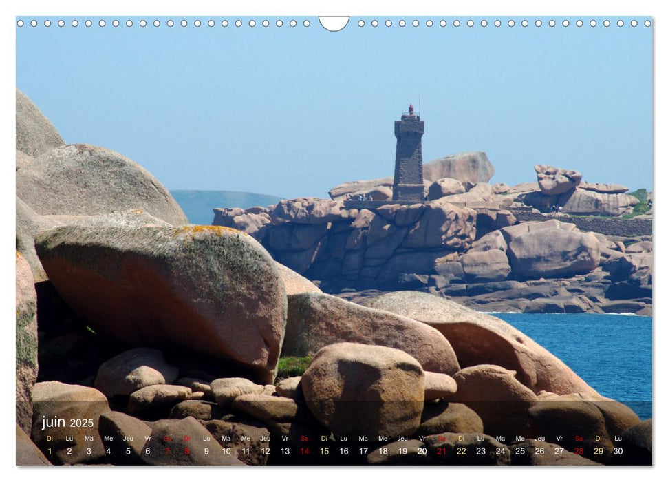 Phare de Men Ruz Ploumanac'h (CALVENDO Calendrier mensuel 2025)