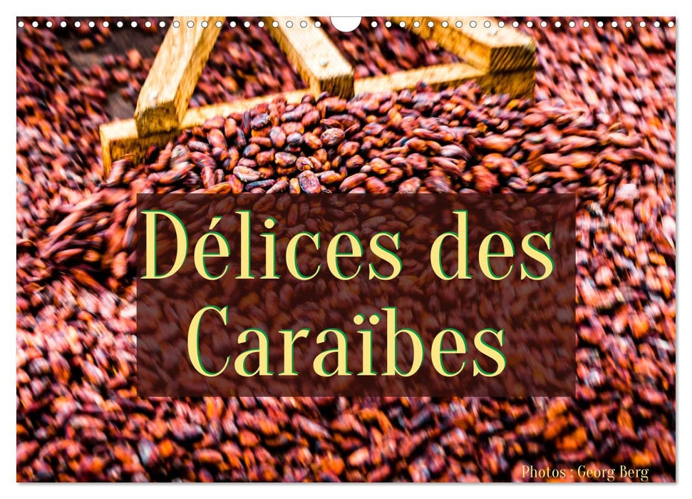 Délices des Caraïbes (CALVENDO Calendrier mensuel 2025)