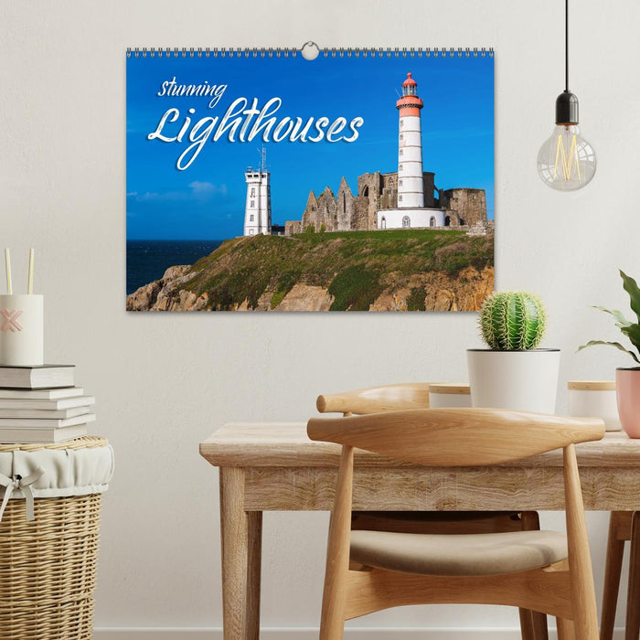 Stunning Lighthouses (CALVENDO Monthly Calendar 2025)