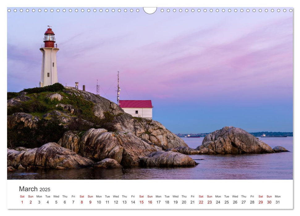 Stunning Lighthouses (CALVENDO Monthly Calendar 2025)