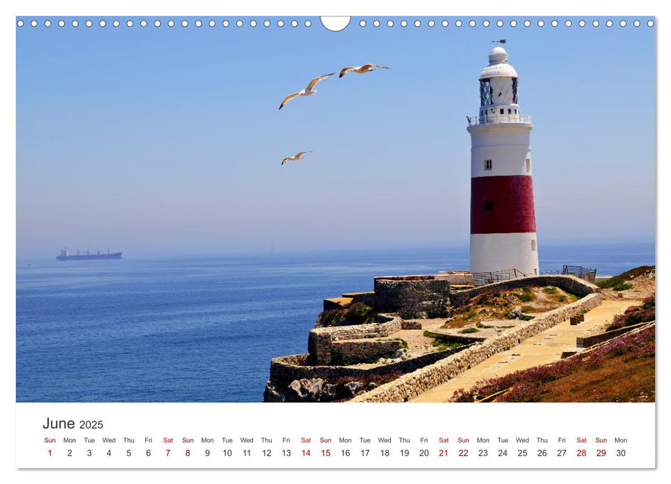 Stunning Lighthouses (CALVENDO Monthly Calendar 2025)