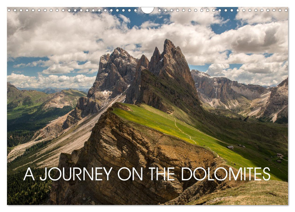 A JOURNEY ON THE DOLOMITES (CALVENDO Monthly Calendar 2025)