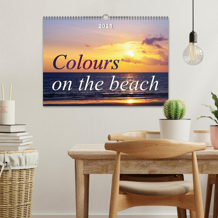 Colours on the beach (CALVENDO Monthly Calendar 2025)