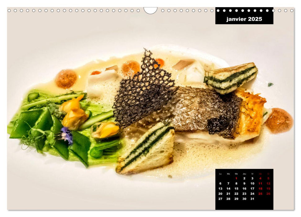 LA CUISINE EST UN ART (CALVENDO Calendrier mensuel 2025)