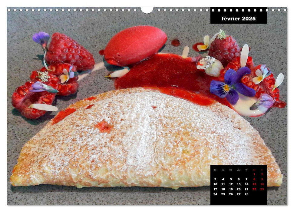 LA CUISINE EST UN ART (CALVENDO Calendrier mensuel 2025)