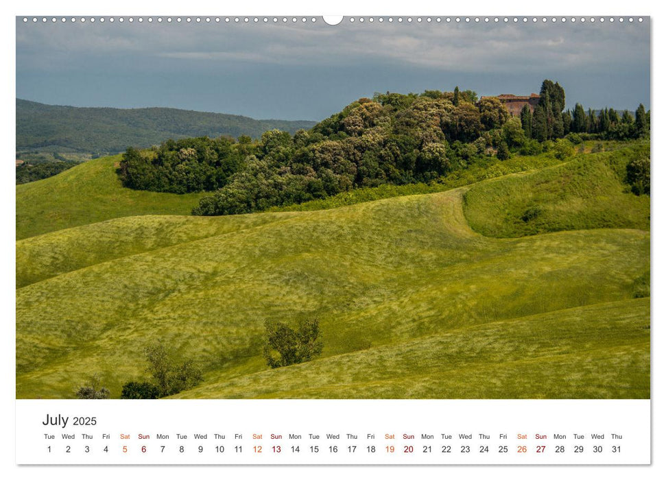 Tuscany A color palette (CALVENDO Premium-Calendar 2025)