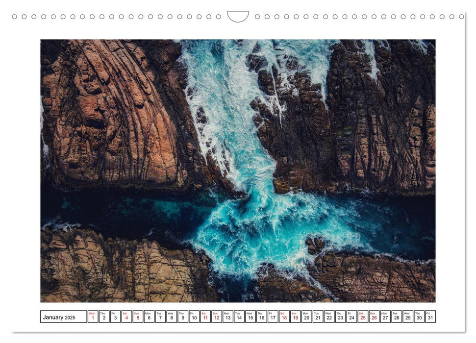 Seascapes of Western Australia (CALVENDO Monthly Calendar 2025)