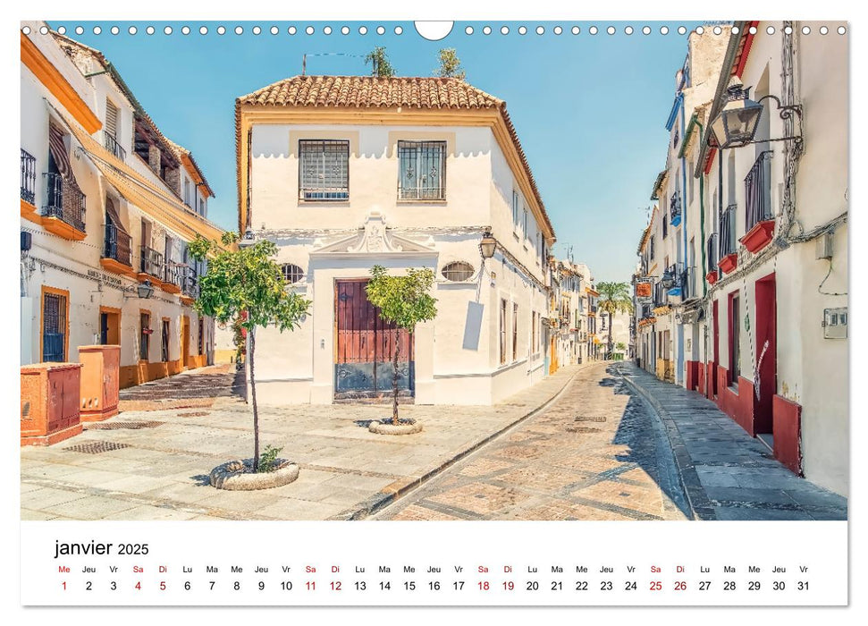 Étonnante Andalousie (CALVENDO Calendrier mensuel 2025)