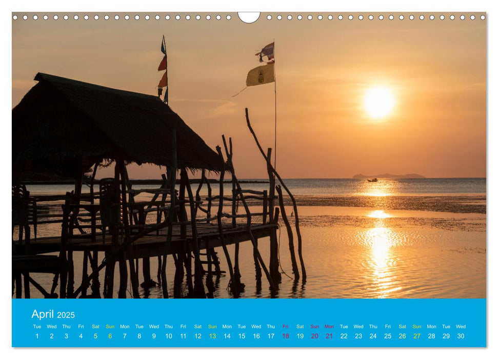 Thailand's Landscapes (CALVENDO Monthly Calendar 2025)