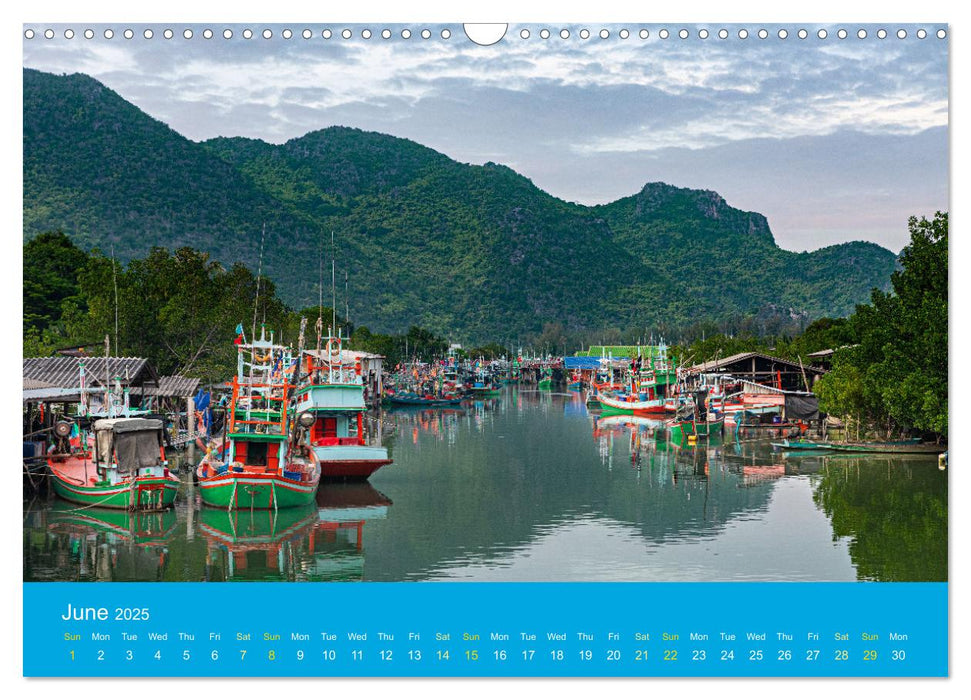 Thailand's Landscapes (CALVENDO Monthly Calendar 2025)