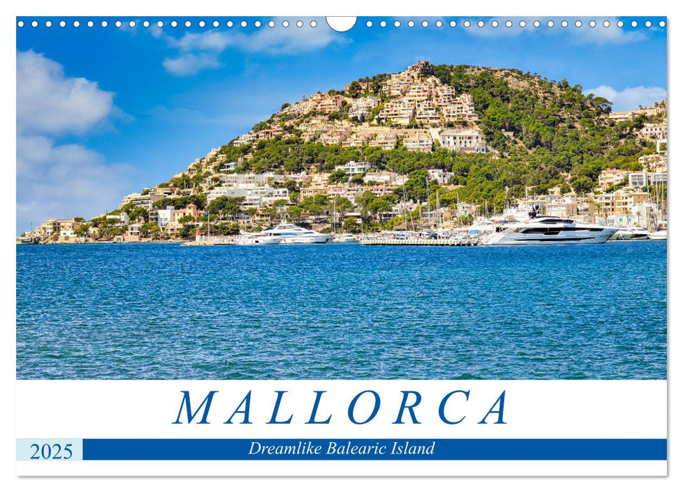 Mallorca Dreamlike Balearic Island (CALVENDO Monthly Calendar 2025)