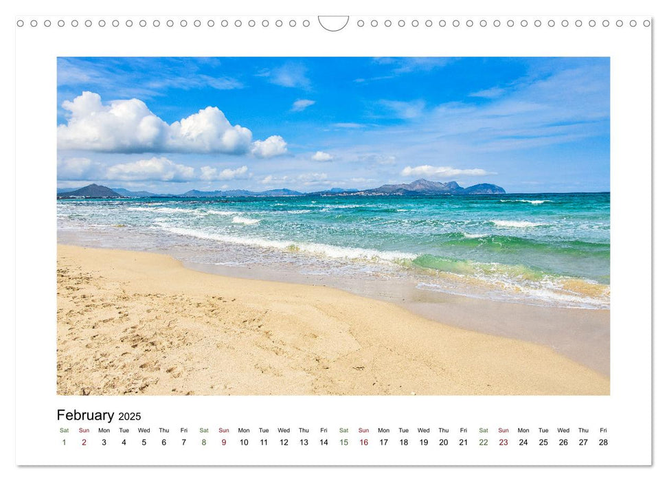 Mallorca Dreamlike Balearic Island (CALVENDO Monthly Calendar 2025)