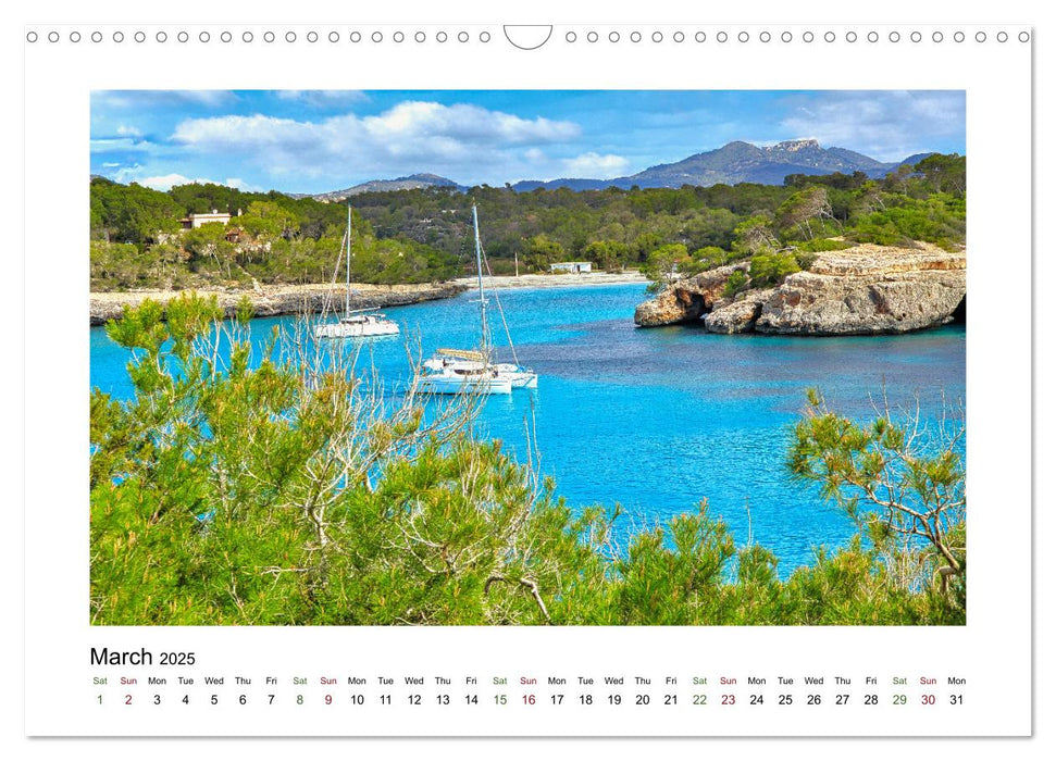 Mallorca Dreamlike Balearic Island (CALVENDO Monthly Calendar 2025)