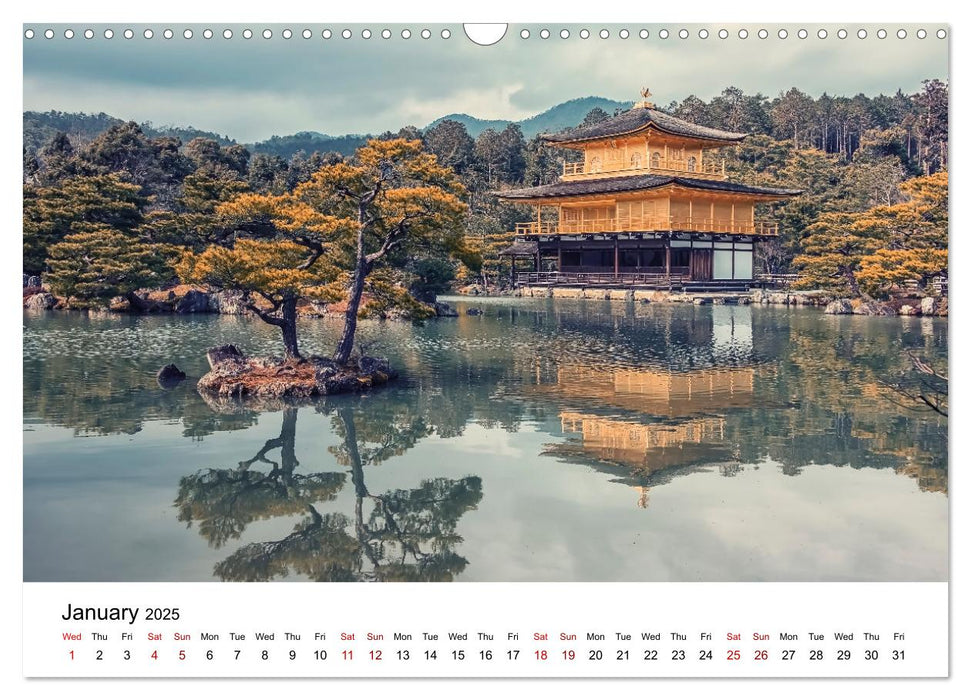 Dazzling Japan (CALVENDO Monthly Calendar 2025)