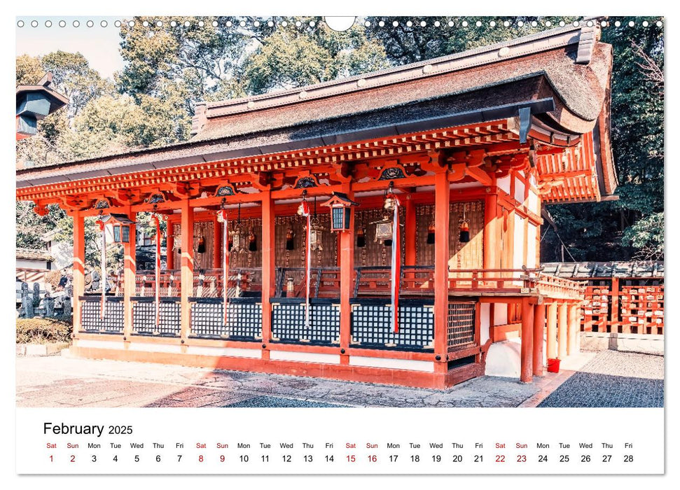 Dazzling Japan (CALVENDO Monthly Calendar 2025)