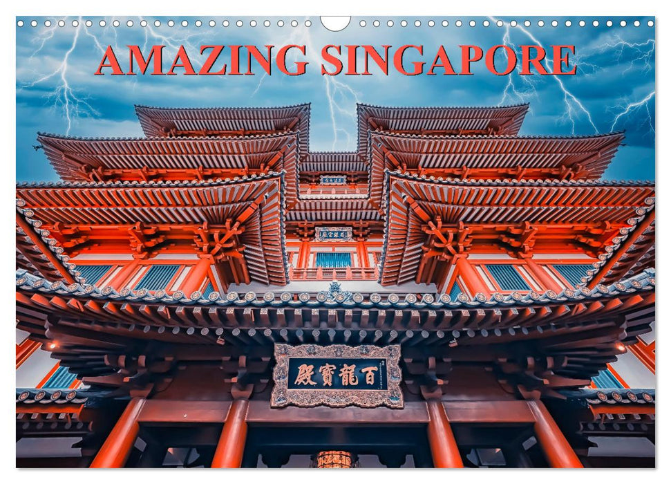 Amazing Singapore (CALVENDO Monthly Calendar 2025)