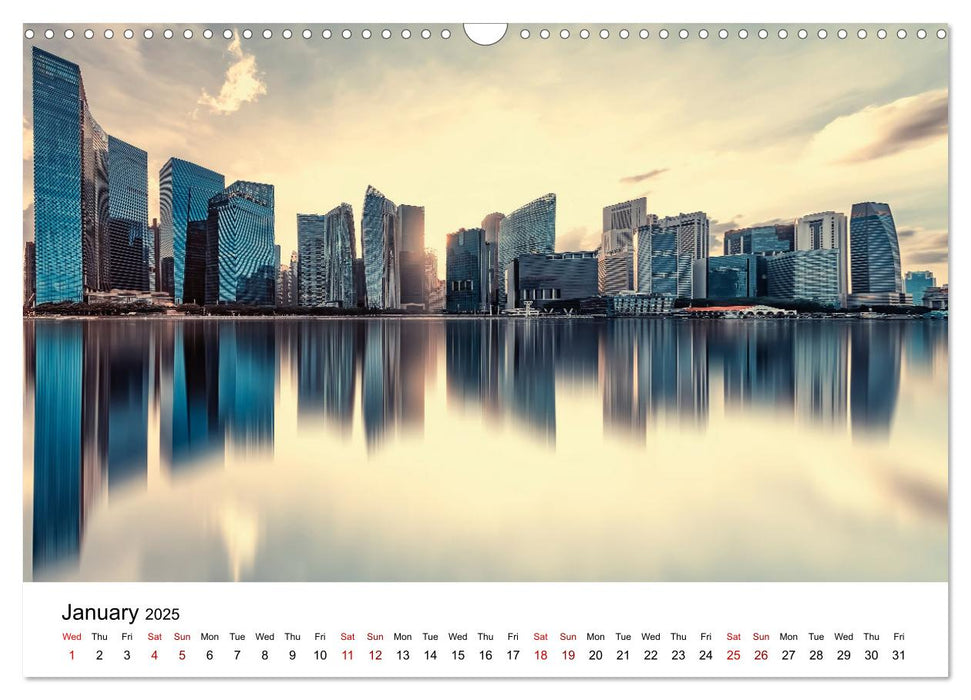 Amazing Singapore (CALVENDO Monthly Calendar 2025)