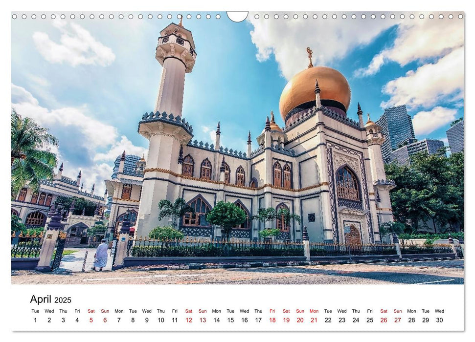 Amazing Singapore (CALVENDO Monthly Calendar 2025)