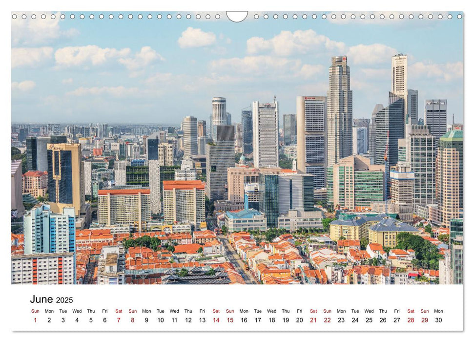 Amazing Singapore (CALVENDO Monthly Calendar 2025)