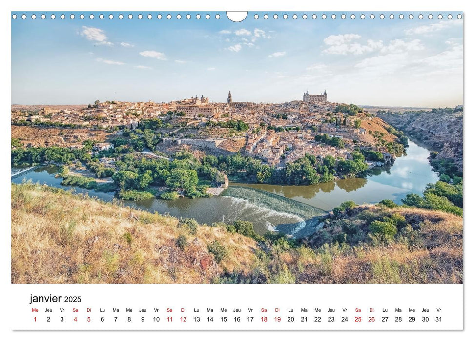 Stupéfiante Espagne (CALVENDO Calendrier mensuel 2025)