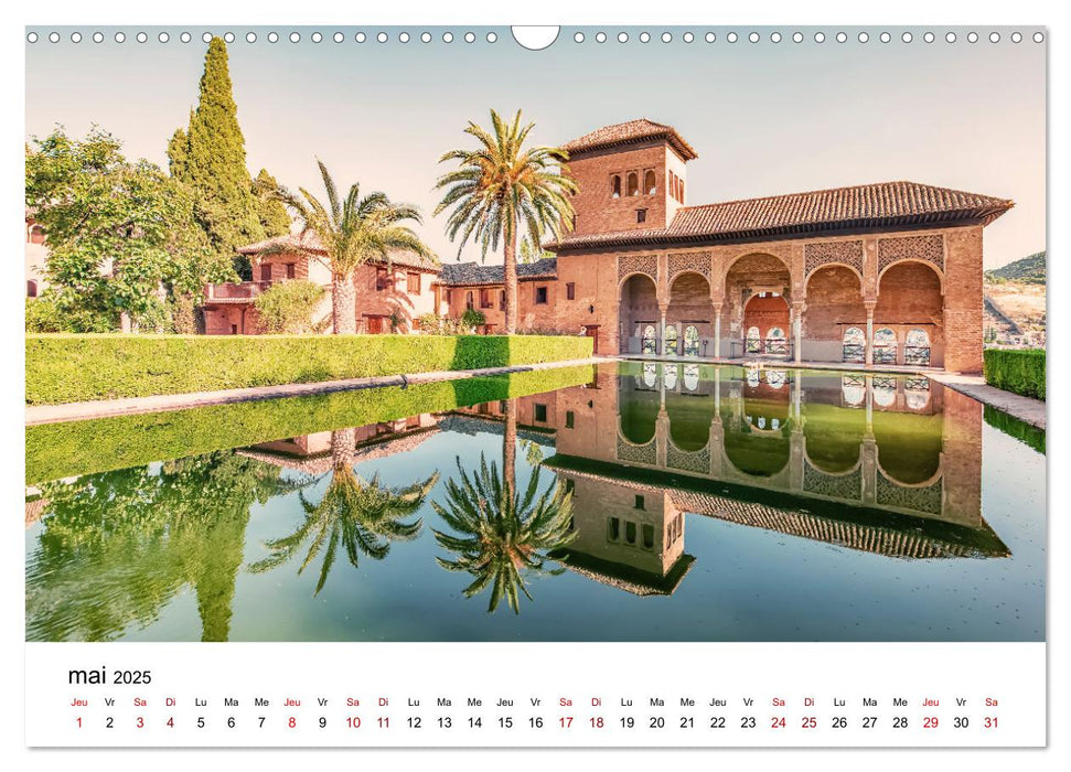 Stupéfiante Espagne (CALVENDO Calendrier mensuel 2025)