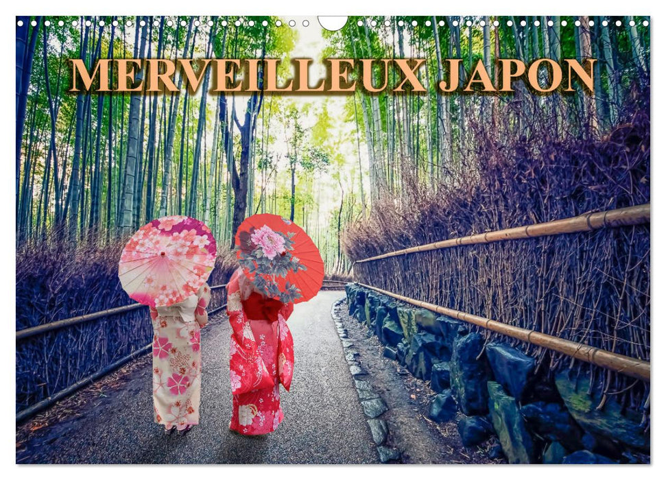 Merveilleux Japon (CALVENDO Calendrier mensuel 2025)