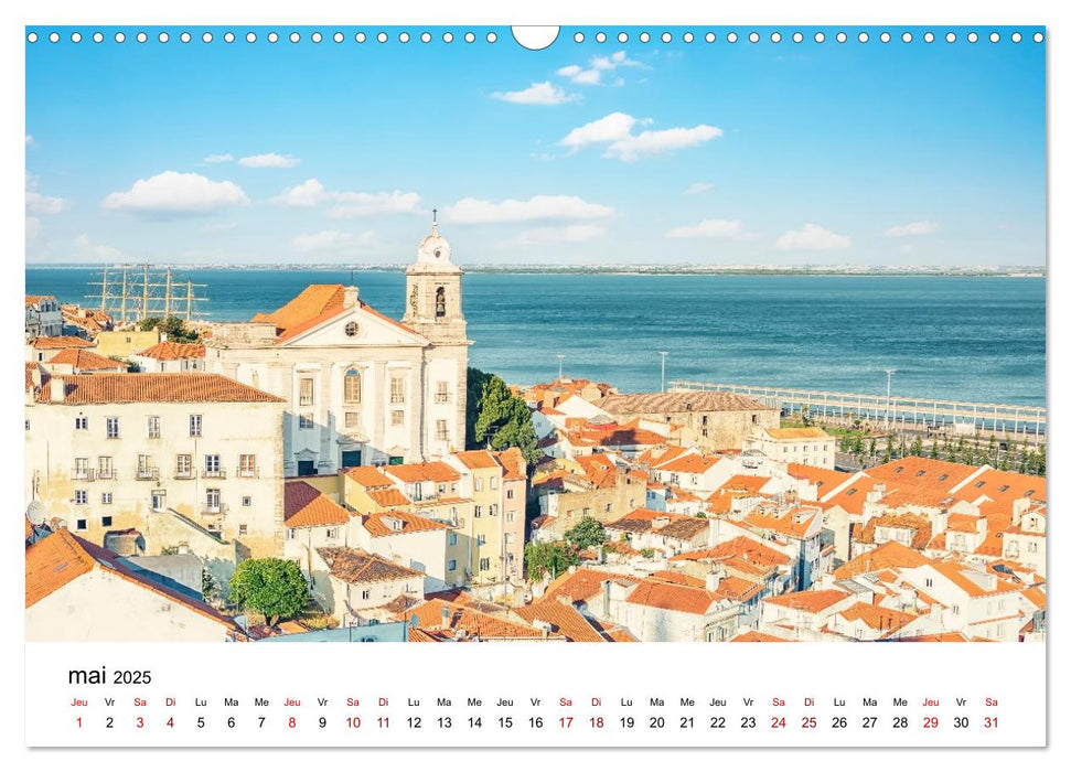 Séduisant Portugal (CALVENDO Calendrier mensuel 2025)