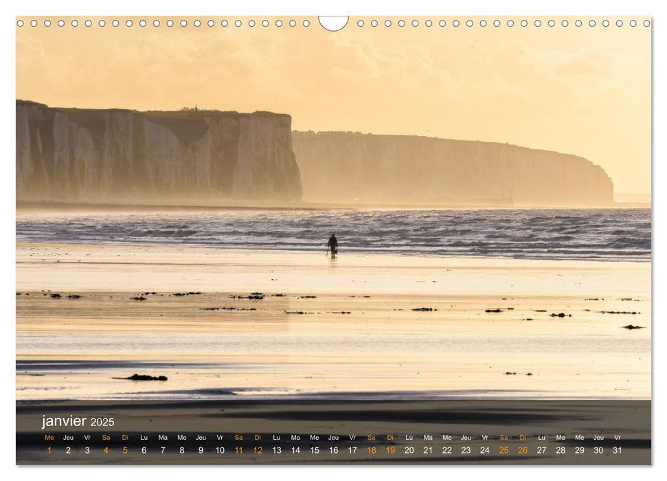 Baie de Somme Couchers de soleil (CALVENDO Calendrier mensuel 2025)