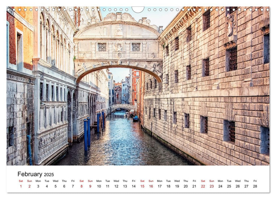 Beautiful Venice (CALVENDO Monthly Calendar 2025)