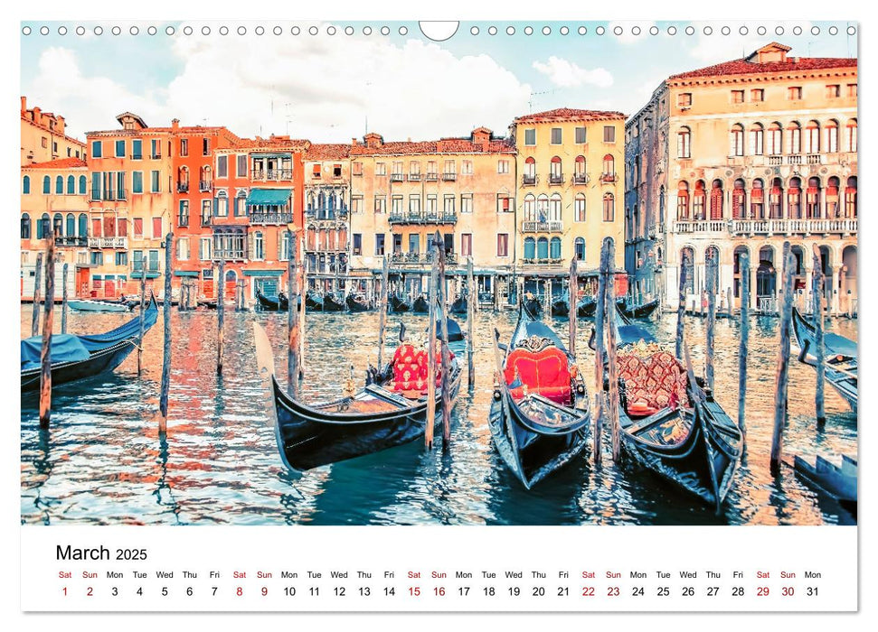 Beautiful Venice (CALVENDO Monthly Calendar 2025)