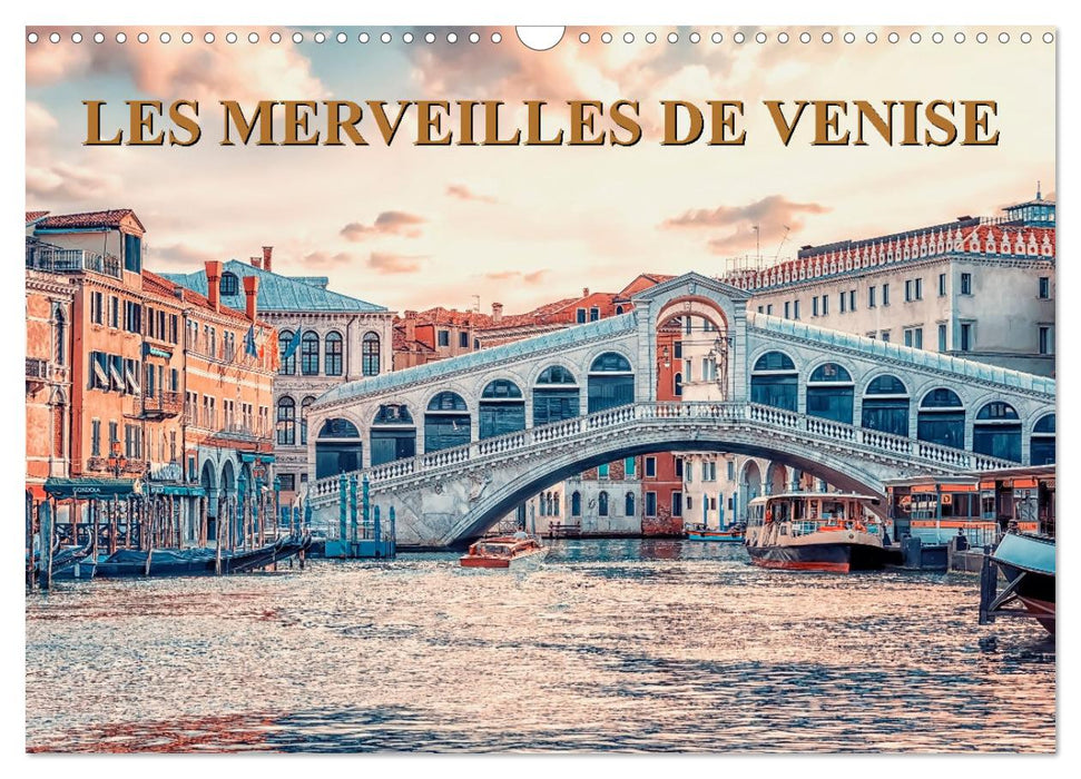 Les merveilles de Venise (CALVENDO Calendrier mensuel 2025)