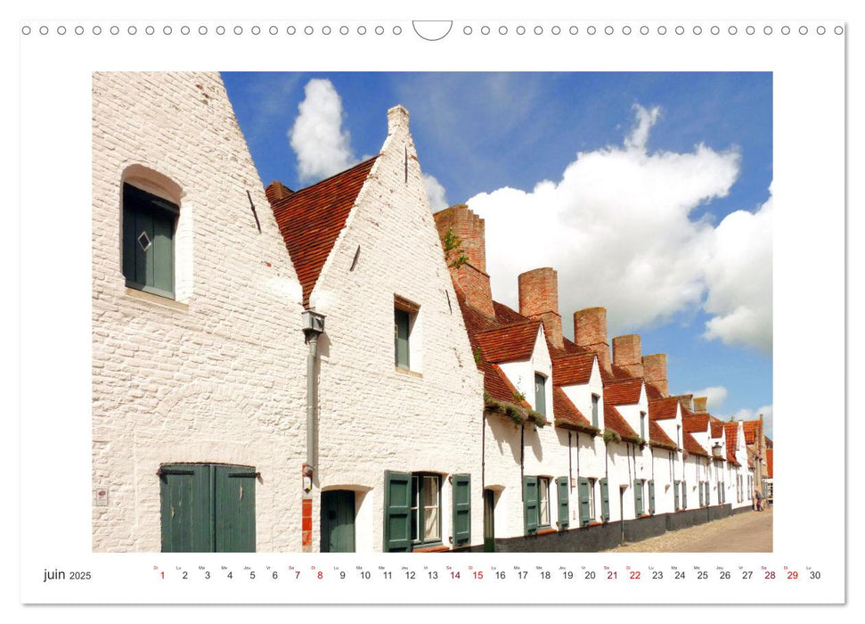 Profiter de Bruges (CALVENDO Calendrier mensuel 2025)