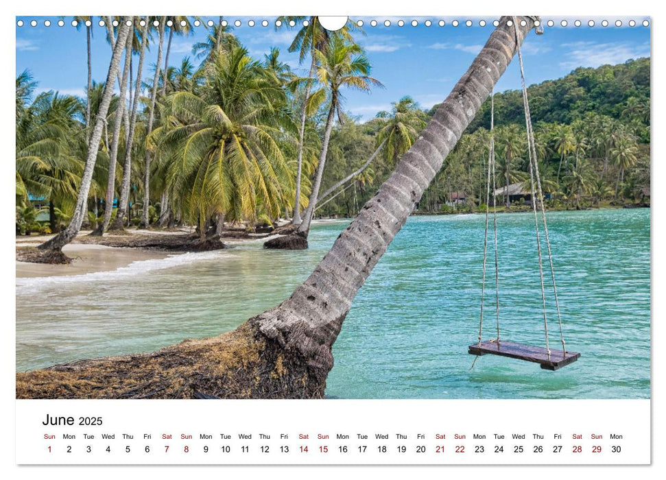 Destination Thailand (CALVENDO Monthly Calendar 2025)