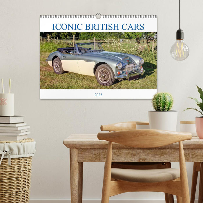 Iconic British Cars (CALVENDO Monthly Calendar 2025)