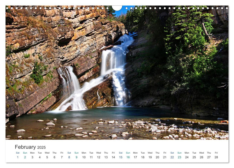 Journey through Alberta and British Columbia (CALVENDO Monthly Calendar 2025)