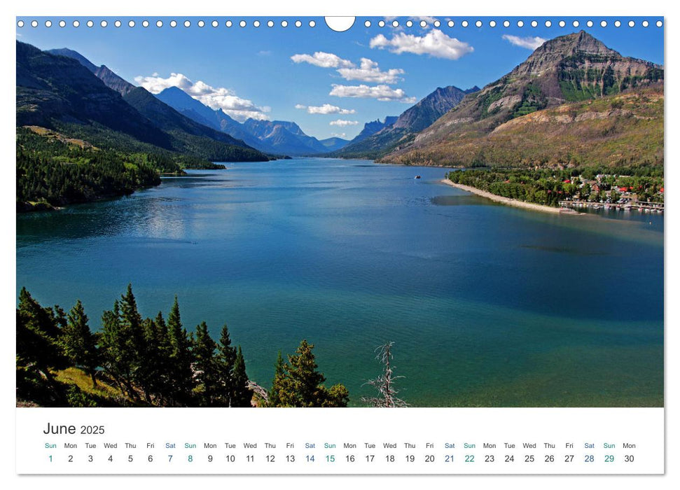 Journey through Alberta and British Columbia (CALVENDO Monthly Calendar 2025)